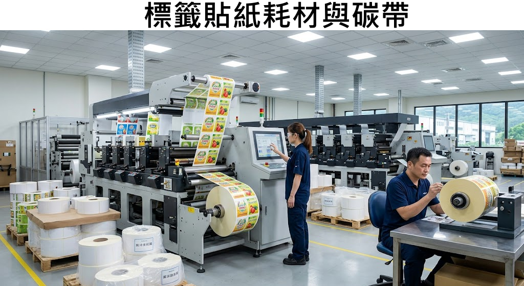 集沺科技-銅版紙與熱感應紙標籤貼紙